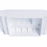 Caixa de luz para embutir painel LED 18W quadrado suporte plastico Plasled - Cianorte