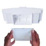 Instalacao de painel LED 12W spot AR111 em caixa de luz embutir Plasled.