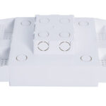 Caixa de luz para painel LED quadrado 18W estrutura em polipropileno