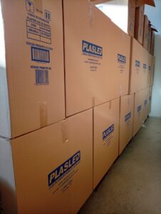 Caixa de luz octogonal - Plasled - Estoque a pronta entrega -